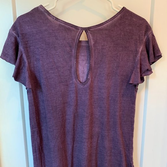 Purple Ruffle Blouse - Picture 4 of 5